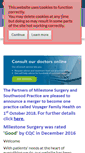 Mobile Screenshot of milestonesurgery.co.uk